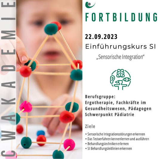 Entdecke sensorische Integration am 22.09.23 bei CWakademie!